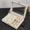 Crystal Clear Jewelry Organizer Box for Rings, Earrings & Necklaces