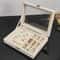 Crystal Clear Jewelry Organizer Box for Rings, Earrings & Necklaces