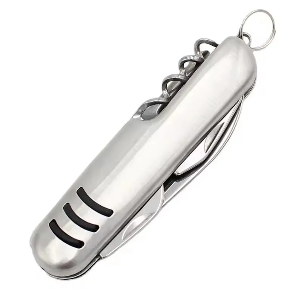 AlpineEdge Folding Camping Knife Stainless Steel Multiuse Kitchen & BBQ Tool