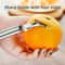 Stainless Steel Citrus Peeler Tool for Oranges, Grapefruit & Pomelo