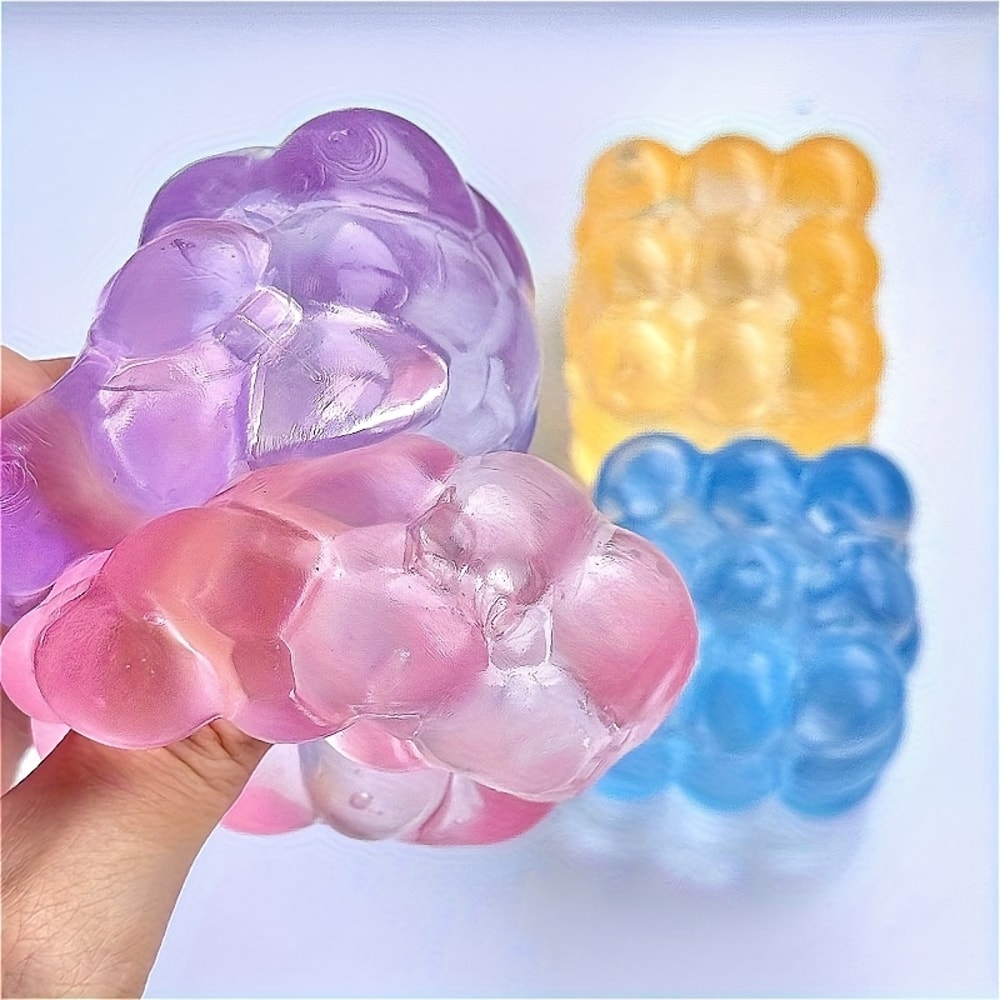 Calming Grape Stress Ball Sensory Toy for Kids and Adults