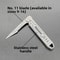 TitanEdge Mini Utility Knife Portable Stainless Steel Folding Box Cutter With Replaceable Blade 2