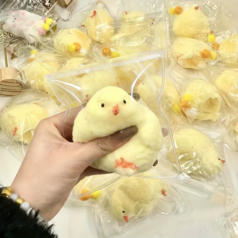 Cute Chick Squishy Toy Slow Rising Stress Relief Fidget Gift for Kids and Easter Party Favors