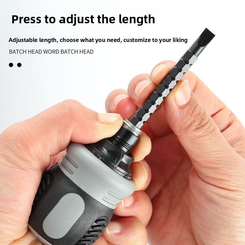 Magnetic Ratchet Screwdriver Set With Phillips Flat Head Bits For Fast Home Repairs 2