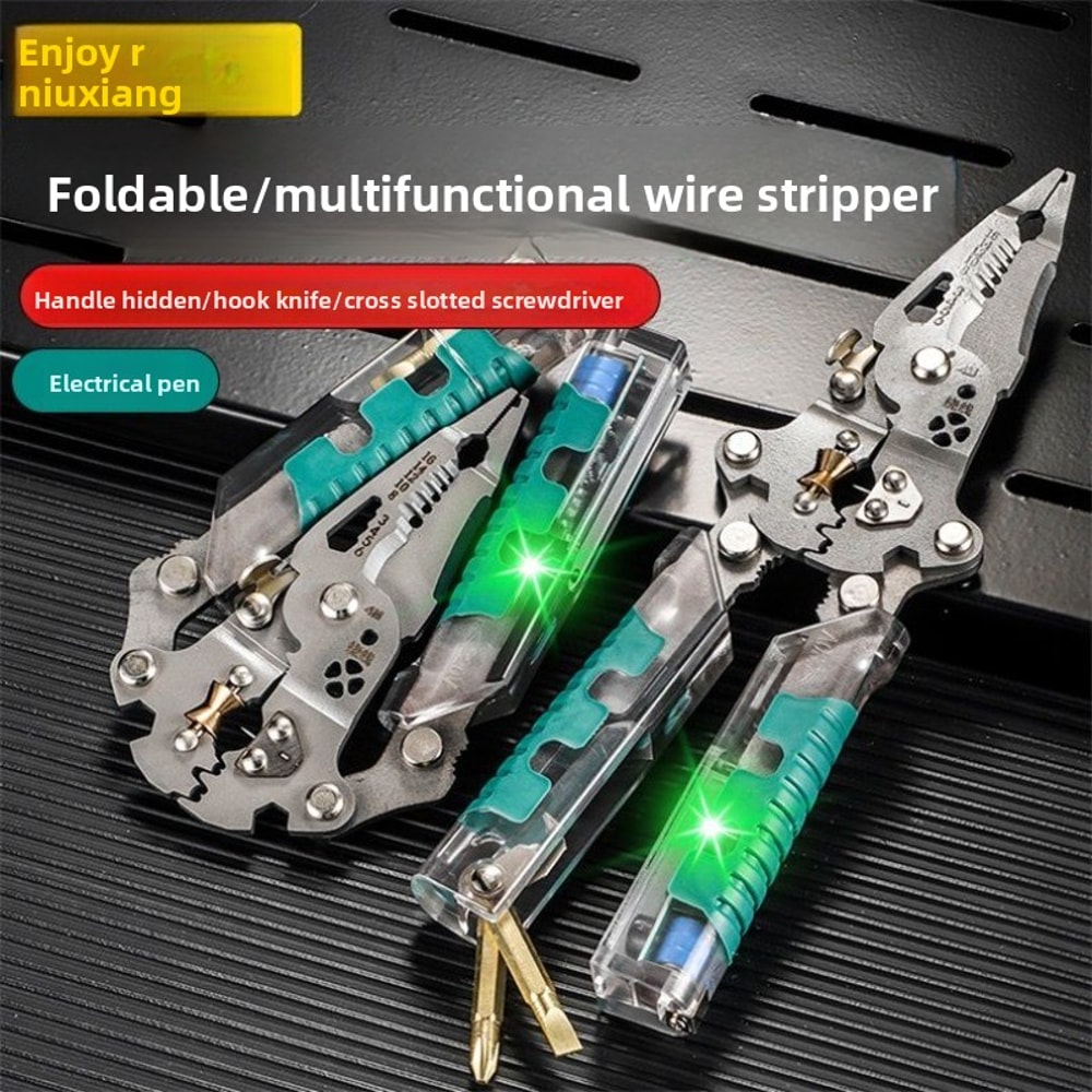 VoltGrip Multifunction Tester Pen Folding Screwdriver Tool Kit 1