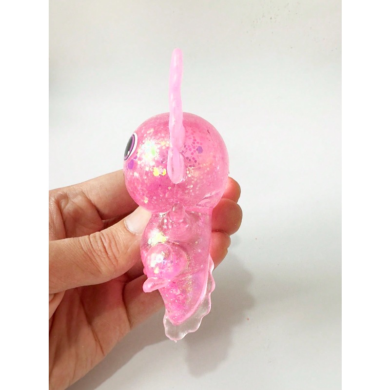 Crystal Axolotl Squishy Stress Relief Toy for Kids and Adults