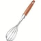 Nordic Wooden Handle Balloon Whisk Stainless Steel Egg Beater For Baking Cooking 0