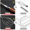 Nordic Wooden Handle Balloon Whisk Stainless Steel Egg Beater For Baking Cooking 3