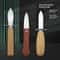 Premium Oyster Knife with Wooden Handle Stainless Steel Seafood Shell Opener