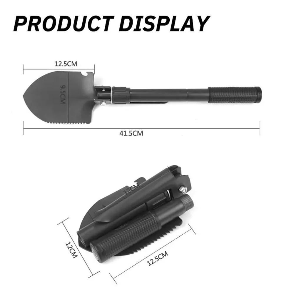 Tactical Folding Survival Shovel For Camping Off Road Recovery Emergency Use 2