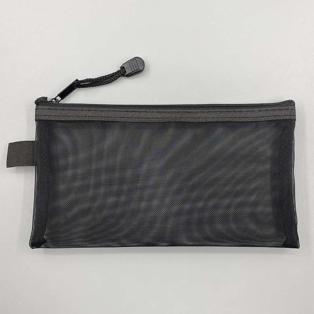 ClearView Mesh Pencil Case Large Capacity Organizer Pouch For School Office 3