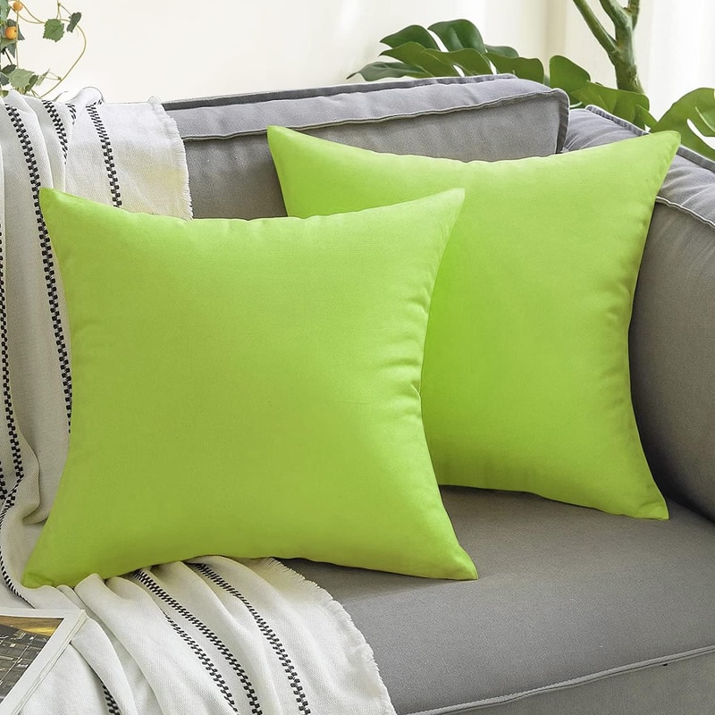 Waterproof Outdoor Throw Pillow Cover for Patio Couch & Garden Decor