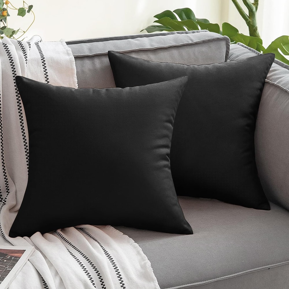 Waterproof Outdoor Throw Pillow Cover for Patio Couch & Garden Decor