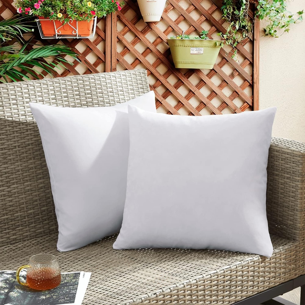 Waterproof Outdoor Throw Pillow Cover for Patio Couch & Garden Decor
