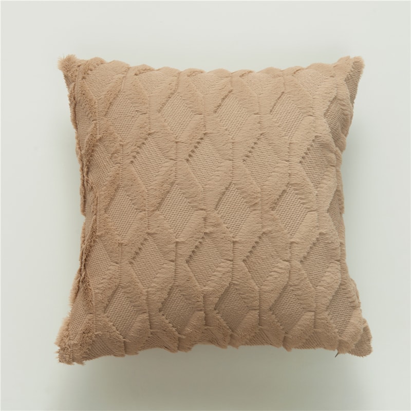 Velvet Soft Decorative Pillow Cover for Sofa, Bedroom & Cozy Living Room Decor
