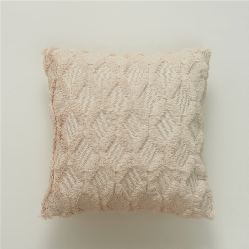 Velvet Soft Decorative Pillow Cover for Sofa, Bedroom & Cozy Living Room Decor