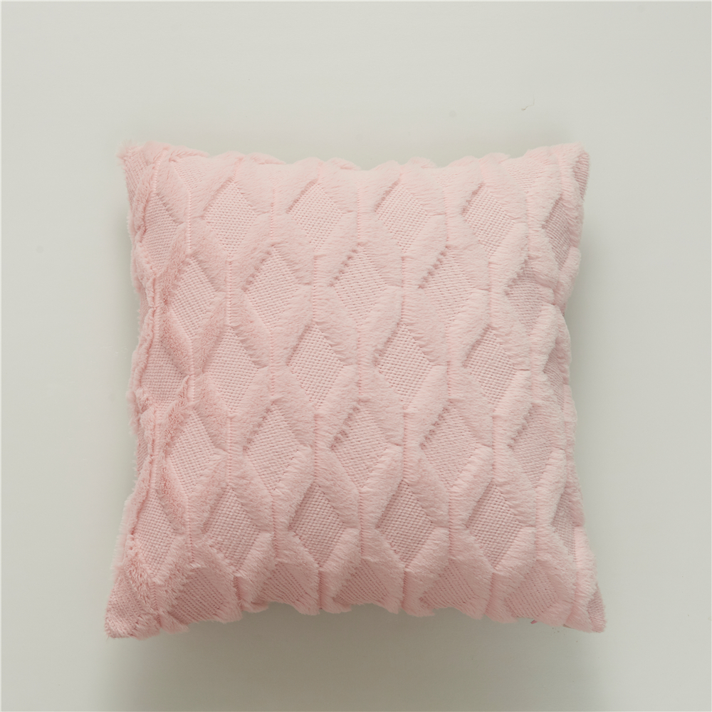 Velvet Soft Decorative Pillow Cover for Sofa, Bedroom & Cozy Living Room Decor