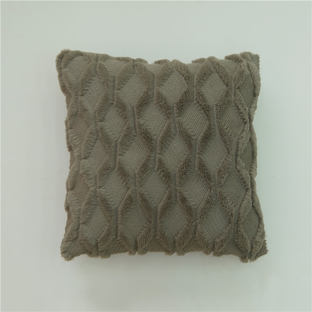 Velvet Soft Decorative Pillow Cover for Sofa, Bedroom & Cozy Living Room Decor