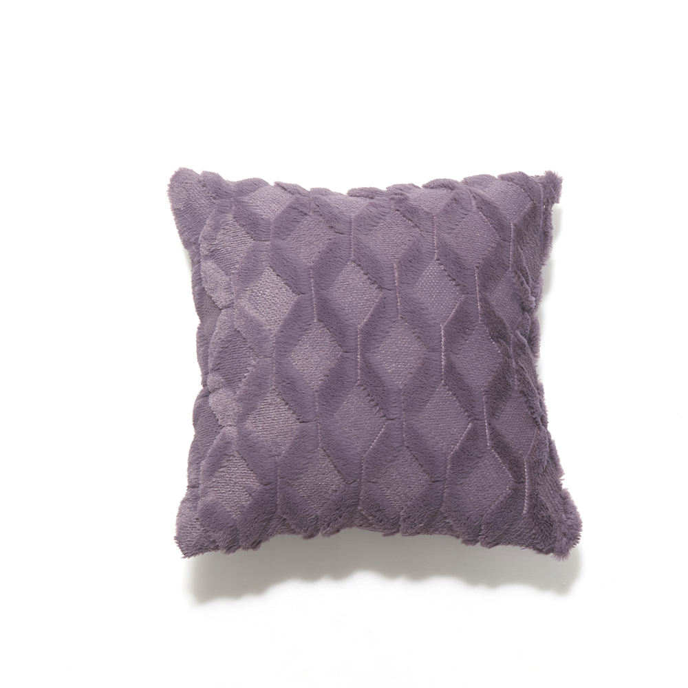 Velvet Soft Decorative Pillow Cover for Sofa, Bedroom & Cozy Living Room Decor