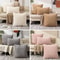 Snowflake Velvet Throw Pillow Cover For Sofa Living Room Decor 1