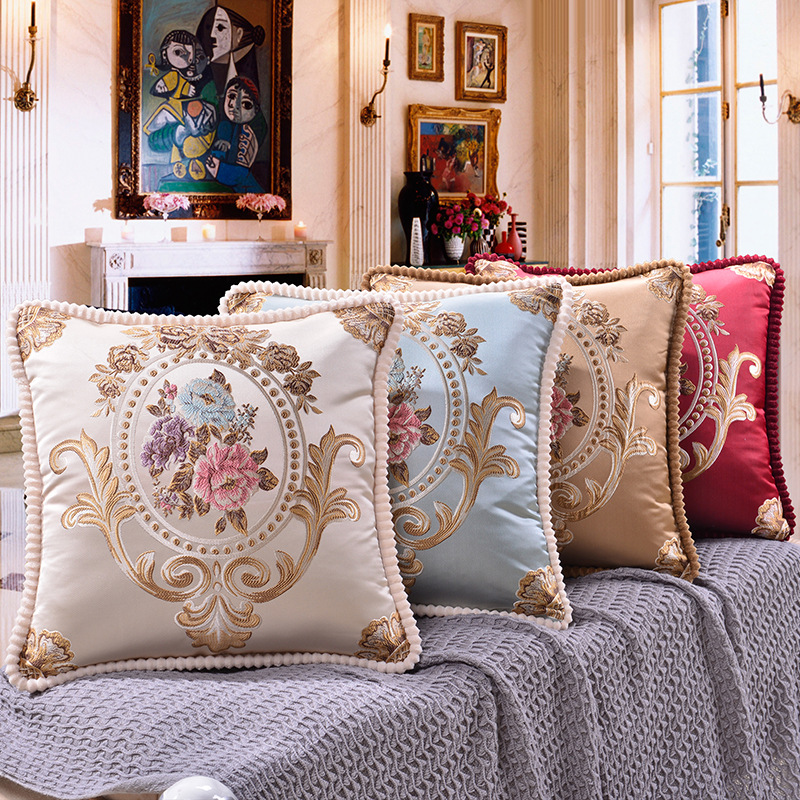 Vintage European Decorative Cushion Cover For Sofa Car Living Room Pillow Decor 0