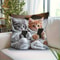 Boho Cat Pillow Cover For Cozy Living Room Bedroom Decor 0