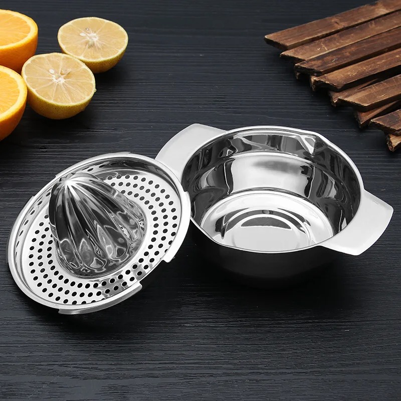 Premium Stainless Steel Citrus Press Manual Lemon & Orange Juicer