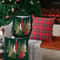 Rustic Christmas Pillow Covers Plaid Checkered Cushion Cases for Cozy Holiday Sofa Decor