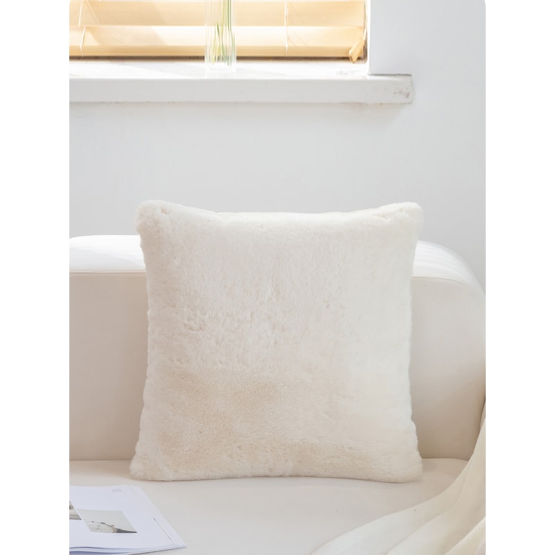 CloudSoft Faux Fur Pillow Cover Luxury Plush Decorative Cushion Case 5