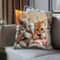 Cute Cartoon Cat Pillow Cover For Sofa Decor Cozy Cat Lover Cushion Case 1