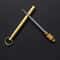 Titanium Telescopic Toothpick & Fruit Fork Keychain for Camping and Everyday Carry