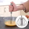 PressSpin Stainless Steel Egg Whisk Manual Hand Mixer for Fast Creamy Blending
