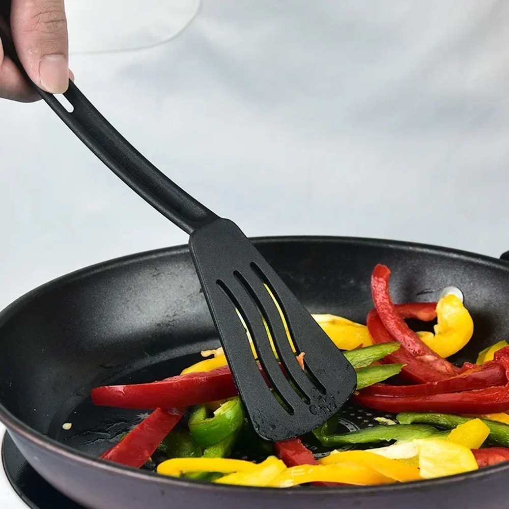 Piece Kids Cooking Utensil Set With Nylon Spoon Fork Slotted Turner 3
