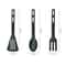 Piece Kids Cooking Utensil Set With Nylon Spoon Fork Slotted Turner 5