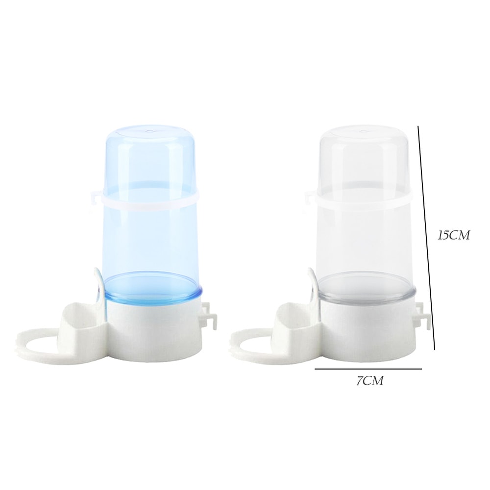 Automatic Bird Water Feeder Food Dispenser For Parrots Budgies Small Bird Cages 5