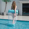 AquaRelax Water Hammock Float Inflatable Pool Lounger for Pool, Beach & Lake Days