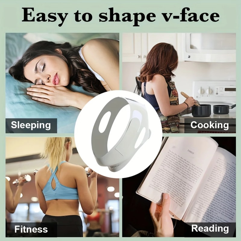 Line Face Slimming Bandage Chin Lift Strap For Jawline Shaping Facial Firming 5