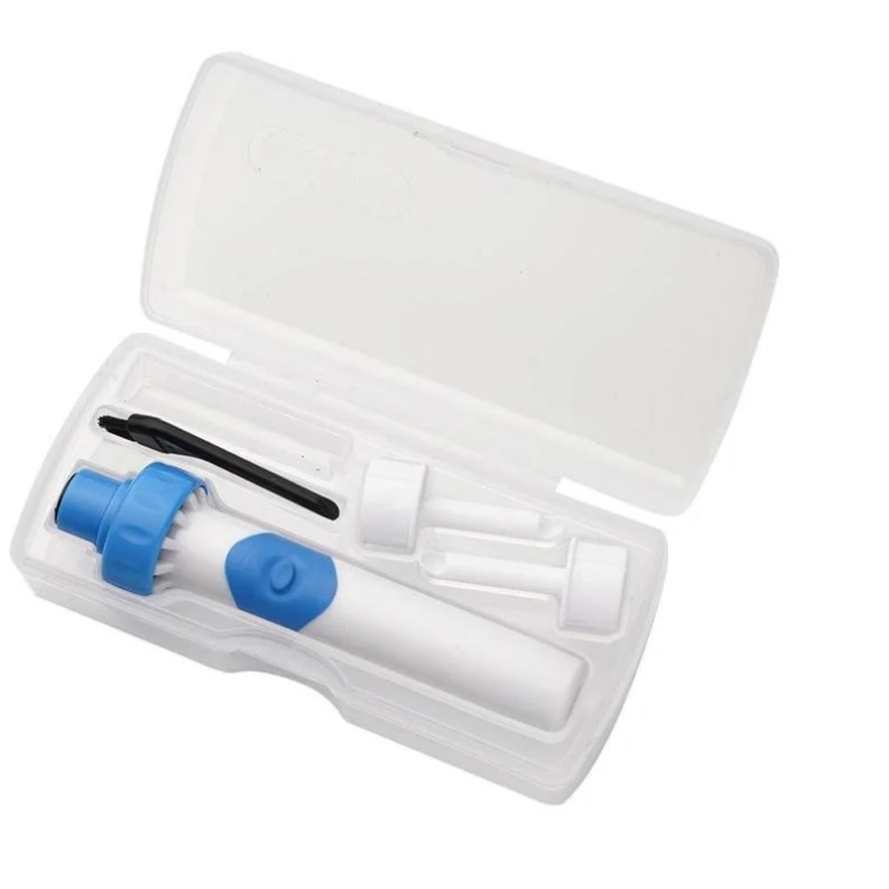 CleanFlow Portable Ear Wax Removal Kit with Gentle Vacuum Suction Cleaner