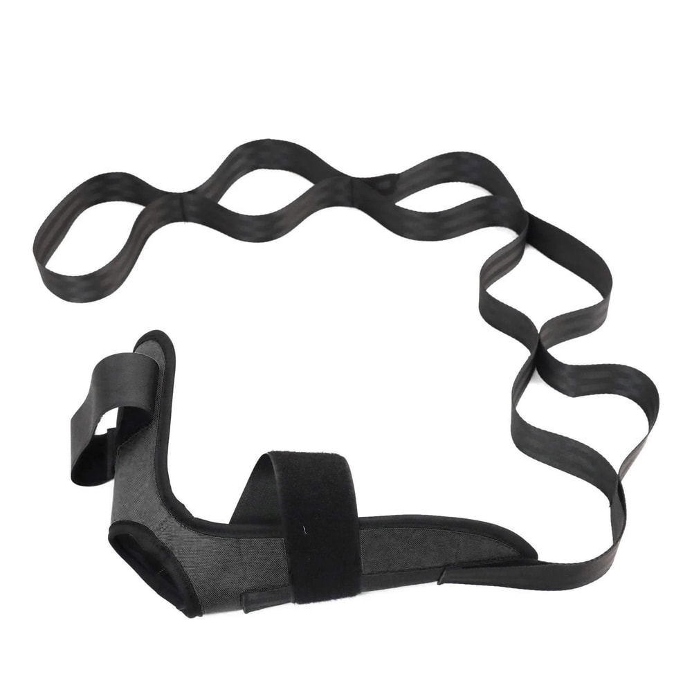 FlexiStride Yoga Stretch Strap for Flexibility, Rehab & Plantar Fasciitis Relief