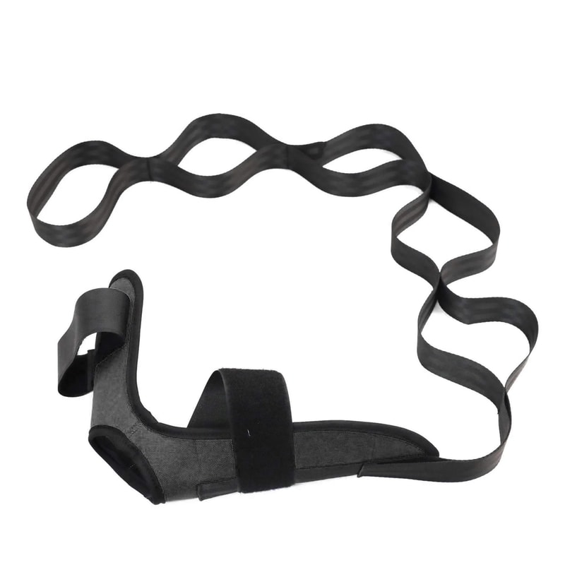 FlexiStride Yoga Stretch Strap for Flexibility, Rehab & Plantar Fasciitis Relief