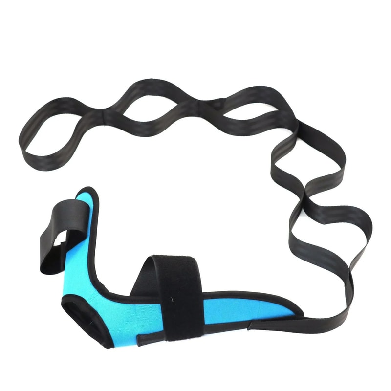 FlexiStride Yoga Stretch Strap for Flexibility, Rehab & Plantar Fasciitis Relief