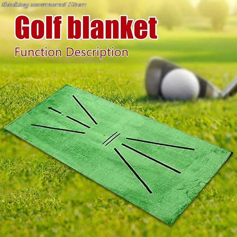 Pro Golf Practice Mat with Non Slip Base for Indoor Outdoor Swing Training