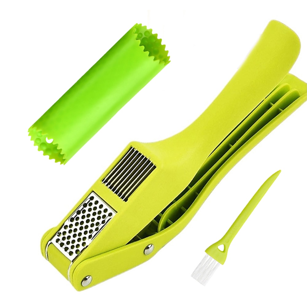 Garlic Press Slicer Manual Kitchen Tool For Fast Prep 7