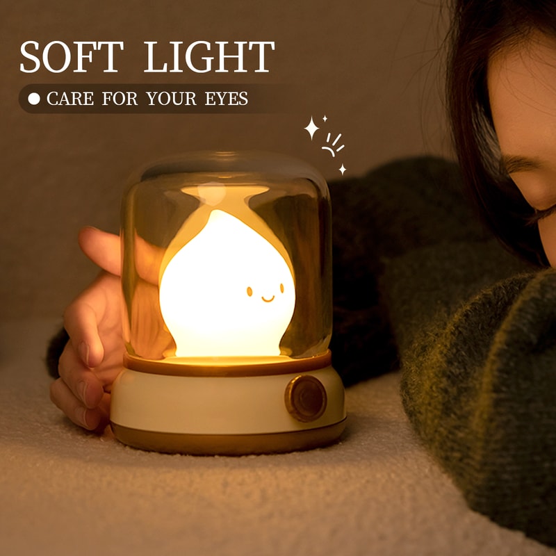 GlowBuddy USB Rechargeable Cartoon LED Night Lamp For Bedroom Desk And Home Decor 3