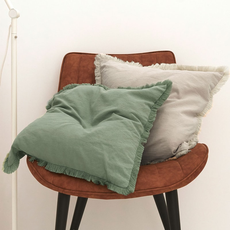 Boho Tassel Cushion Cover For Sofa And Living Room Decor With Hidden Zipper 1