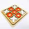 Solid Wooden Tic Tac Toe Game For Family Fun Travel Outdoor Play 4
