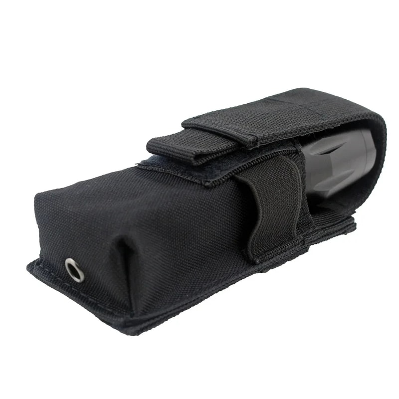 Tactical Molle Flashlight Knife Pouch Outdoor EDC Waist Bag 0
