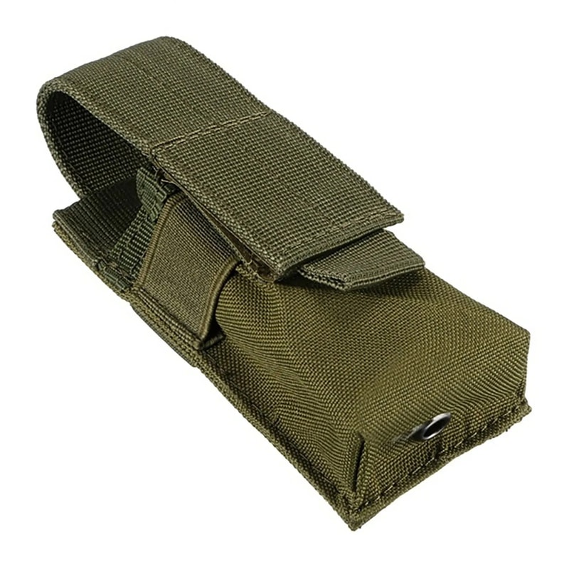 Tactical Molle Flashlight Knife Pouch Outdoor EDC Waist Bag 6