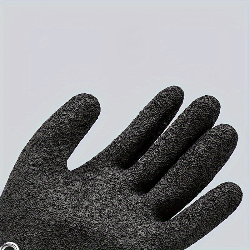 Professional Waterproof Magnet Release Fishing Gloves Anti Slip Fish Handling Protection