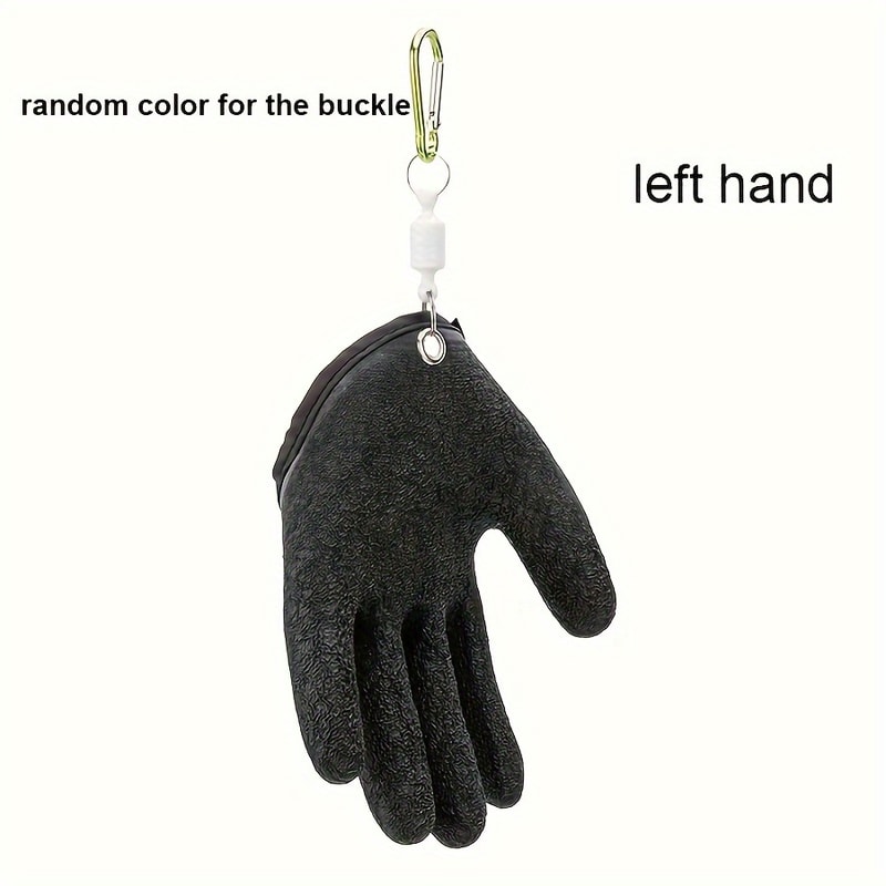 Professional Waterproof Magnet Release Fishing Gloves Anti Slip Fish Handling Protection